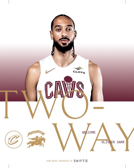 开云-生涯场均4.8分3.5板！骑士官方：球队与奥利维耶·萨尔签双向合同